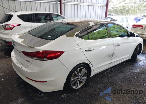 2017 Hyundai Elantra Limited z USA, uszkodzony, nr VIN 5NPD84LF1HH129350